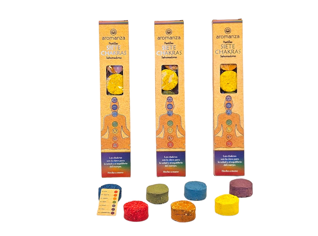 PASTILLAS 7 CHAKRAS AROMANZA