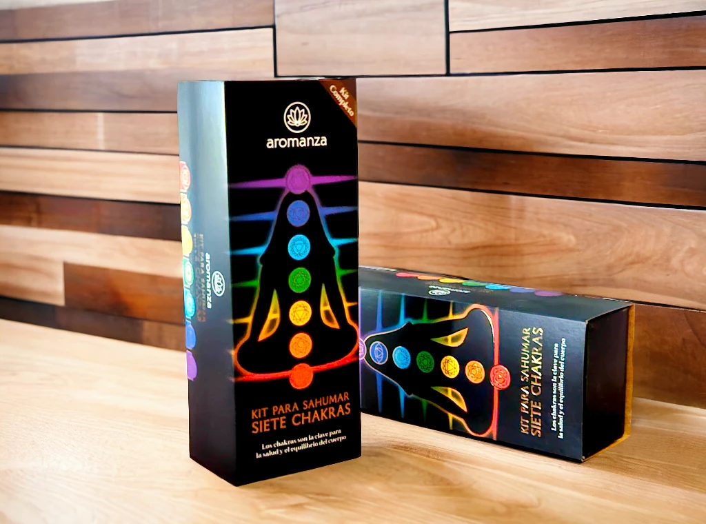 BOX KIT SIETE CHAKRAS PREMIUM X UNIDAD