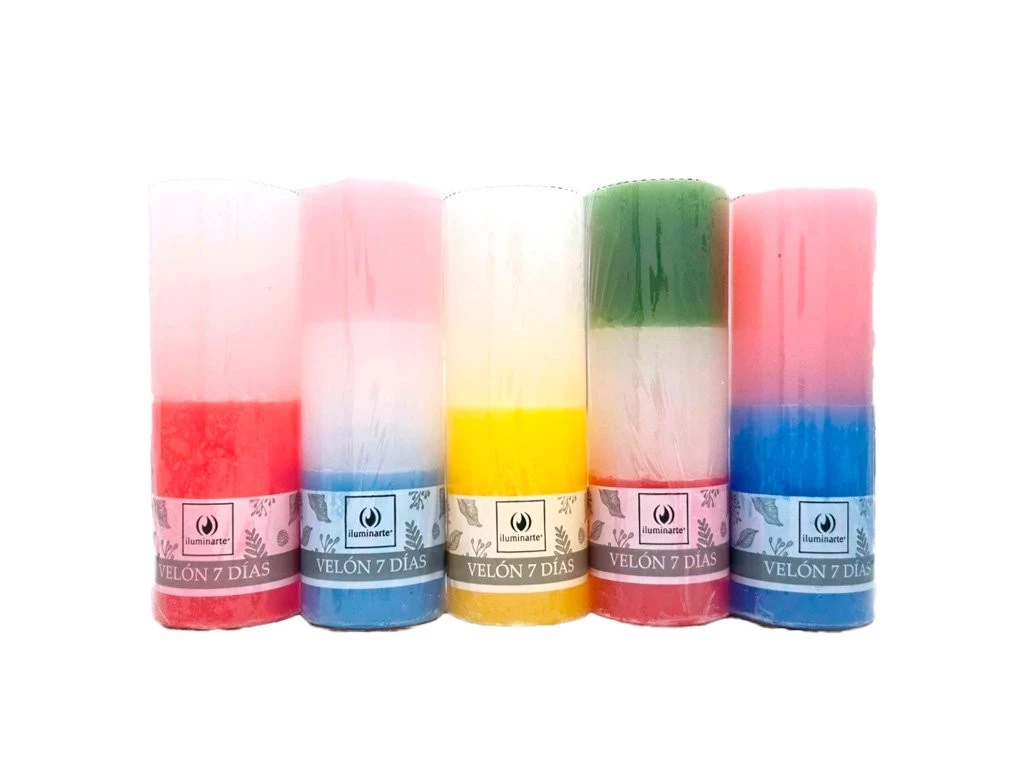 VELON 7 DIAS ILUMINARTE COMBINADOS X UNIDAD
