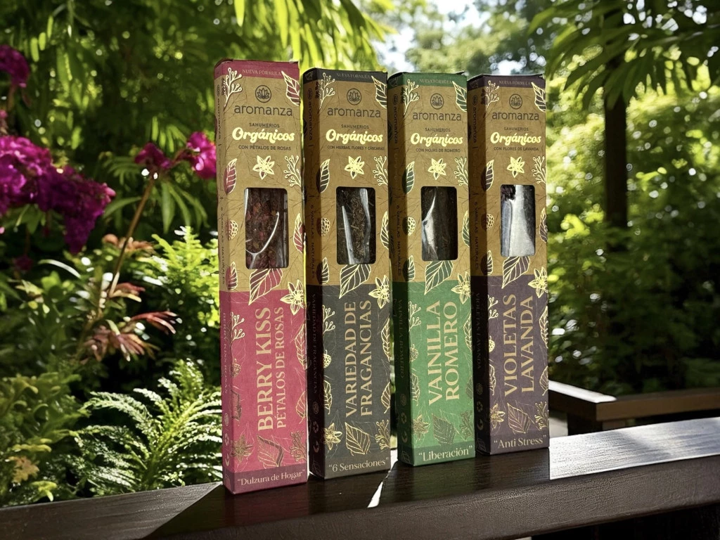 SAHUMERIOS AROMANZA ORGANICOS X 6 VARILLAS