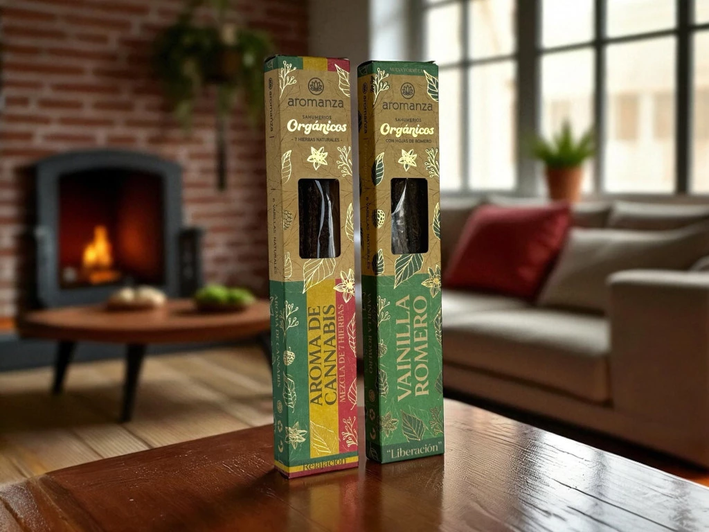 SAHUMERIOS AROMANZA ORGANICOS X 6 VARILLAS BULTO A PARTIR DE 140 U.