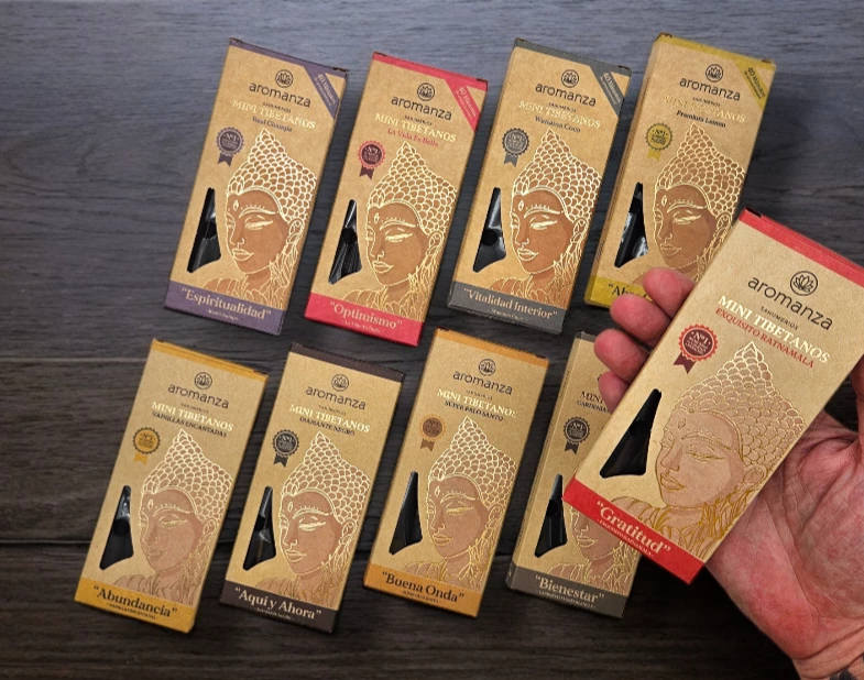 SAHUMERIOS MINI TIBETANOS X 8 VARILLAS