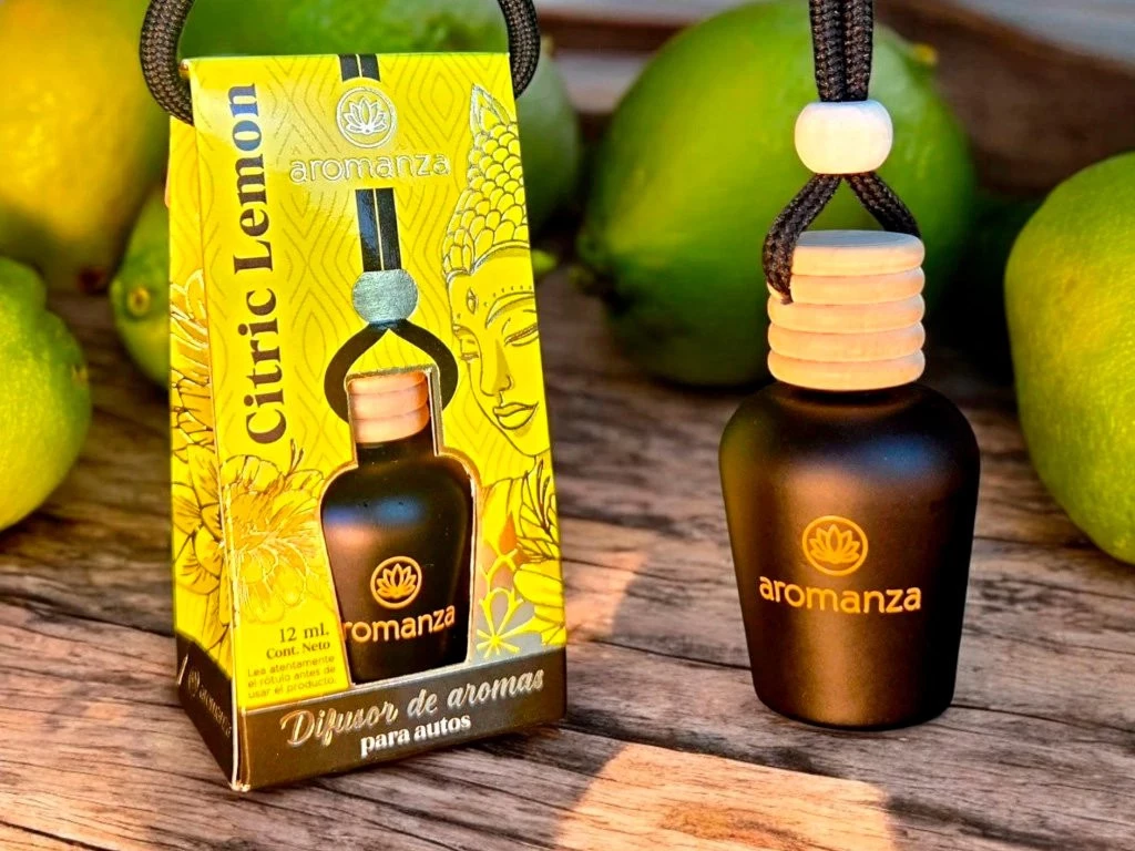 DIFUSOR PARA AUTOS AROMANZA 12ML - BULTO A PARTIR DE 24