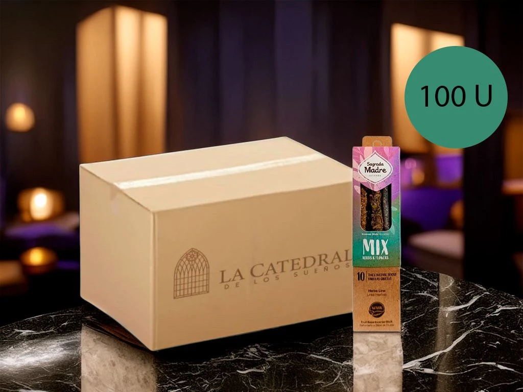 SAHUMERIO LINEA HIERBAS MIX SAGRADA MADRE -BULTO A PARTIR DE 100 U.