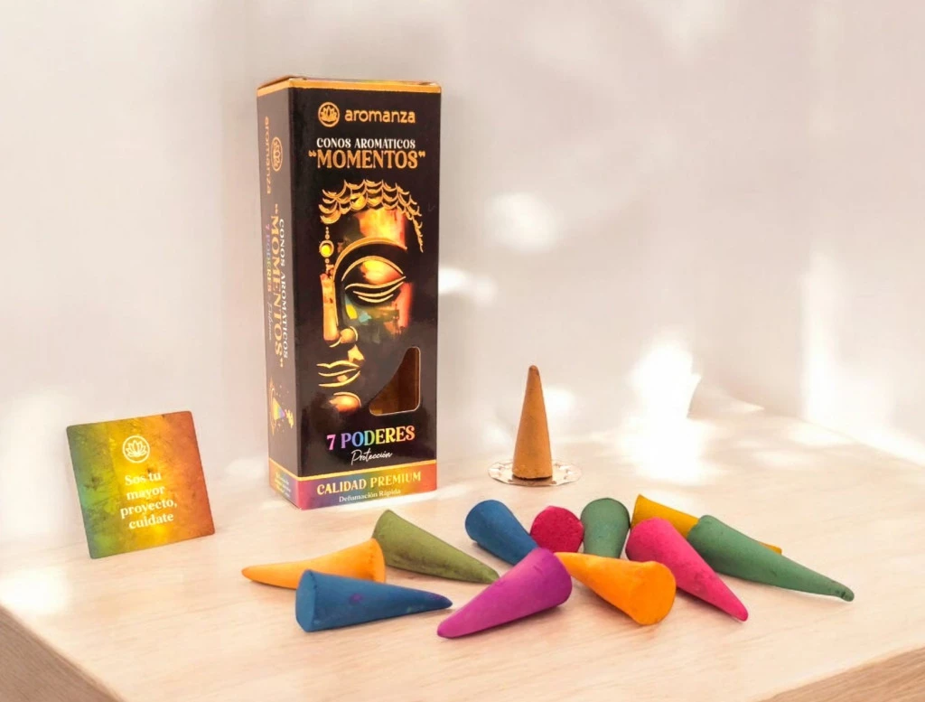 CONOS AROMATICOS MOMENTOS AROMANZA X UNIDAD (CONTIENE 12 CONOS)