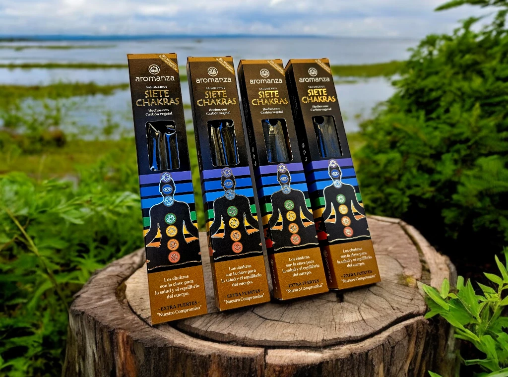 SAHUMERIOS AROMANZA 7 CHAKRAS X 7 V.