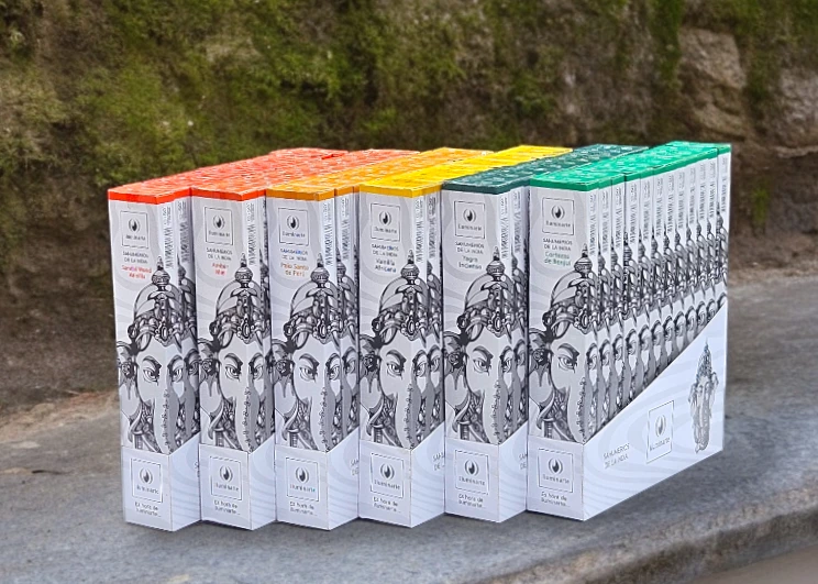 SAHUMERIO ILUMINARTE INDIA RECTANGULAR 12 V. X 1 UNIDAD