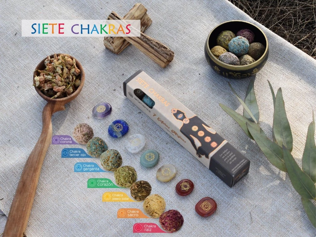 ESFERAS ORGAN. AROMANZA 7 CHAKRAS BULTO A PARTIR DE 100