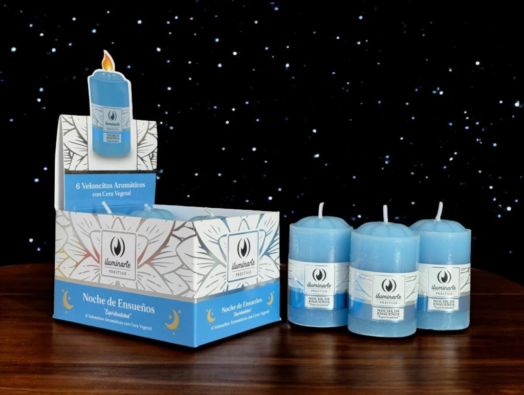VELONCITOS AROMATICO C/CERA VEGETAL CAJA X6 BULTO A PARTIR DE 16