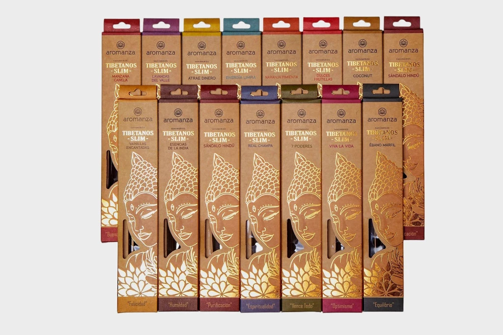 SAHUMERIO TIBETANOS SLIM X 10 V. BULTO A PARTIR DE 60 U.