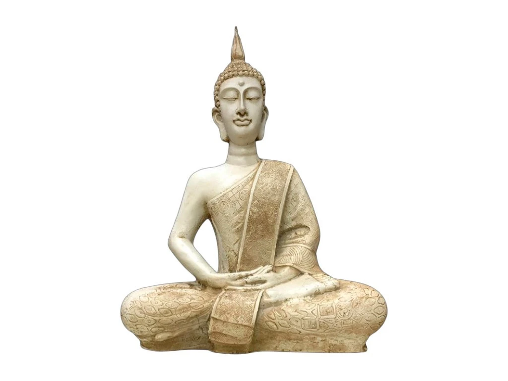 IMAGEN RESINA ARTESANAL BUDA INDIO GRANDE 63CM