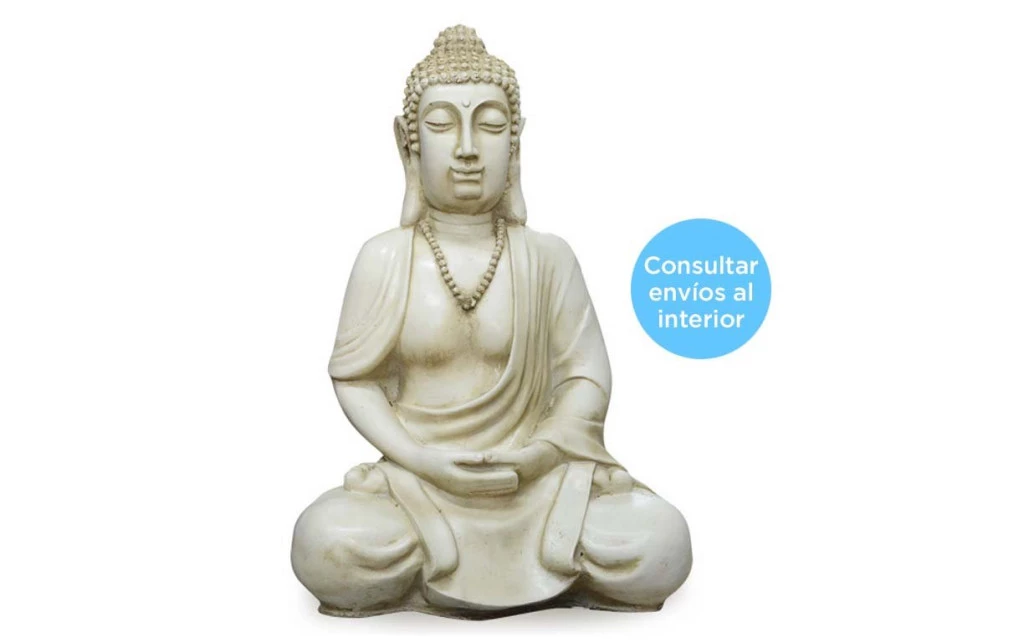 IMAGEN RESINA ARTESANAL BUDA GIGANTE 1M