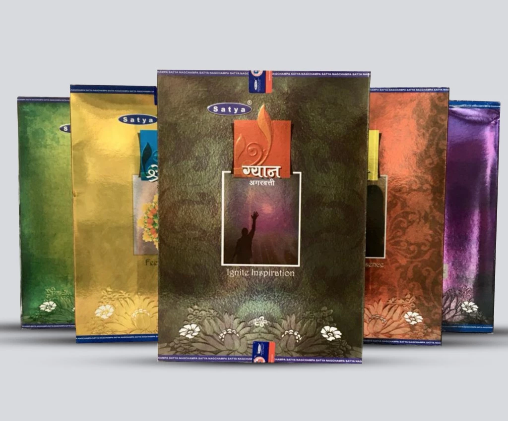 SATYA LIBRE DE CARBON 20G GYANA -NAMANA -SHREYA -YANTRA- YUGA