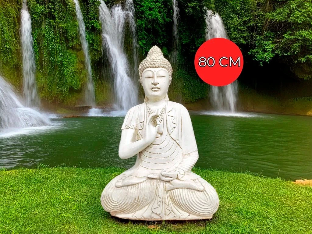IMAGEN BUDA MUDRA RESINA ARTESANAL 80CM