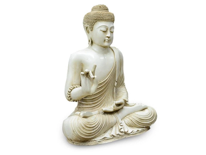 IMAGEN RESINA ARTESANAL BUDA S/PEDESTAL 75CM