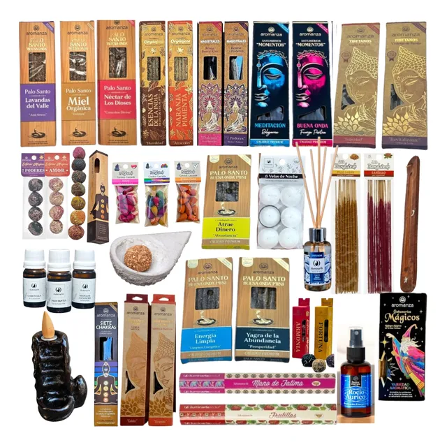 Kit Emprendedor Inicial Aromanza Iluminarte 40 Articulos