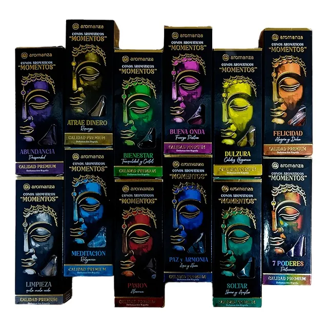 Conos Aromáticos Momentos Aromanza X12 Conos. Linea Completa