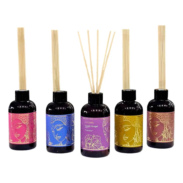 Difusor Aromatico Aromanza X3 Unidades Varillas Bambu 200 Ml