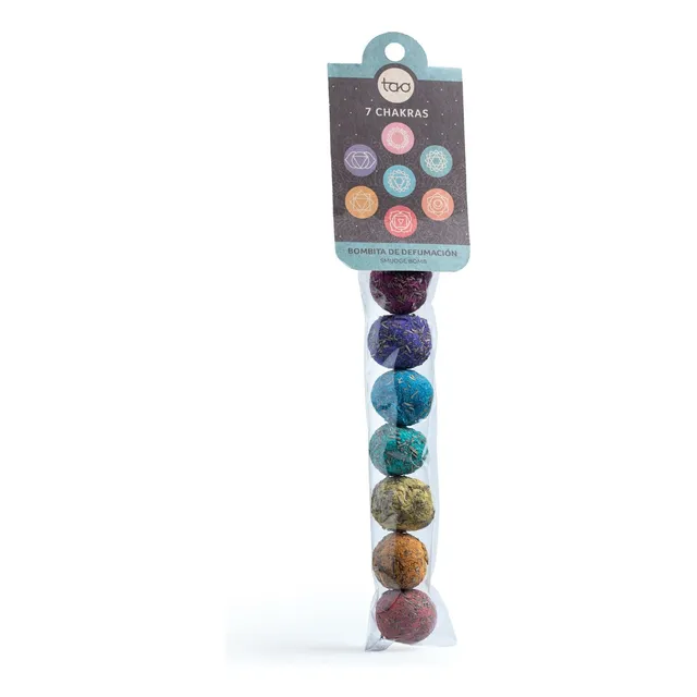 Bombitas De Defumación Tao 7 Chakras Sagrada Madre X 6 Unid Fragancia 7 Charas