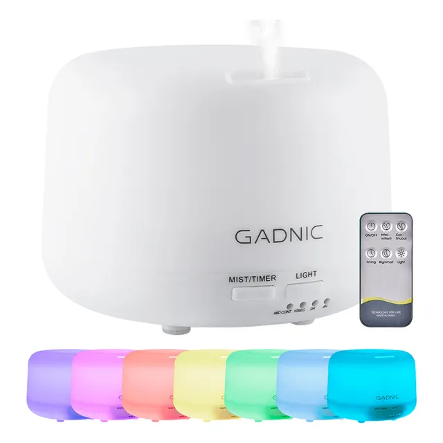 Difusor Aromatico Gadnic Humidificador Ultrasónico Luz Led