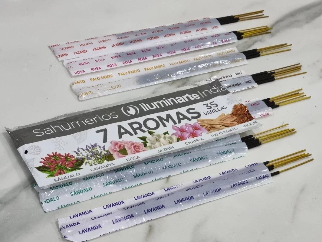 SAHUMERIO ILUMINARTE 7 AROMAS BLISTER X 12 PAQUETES